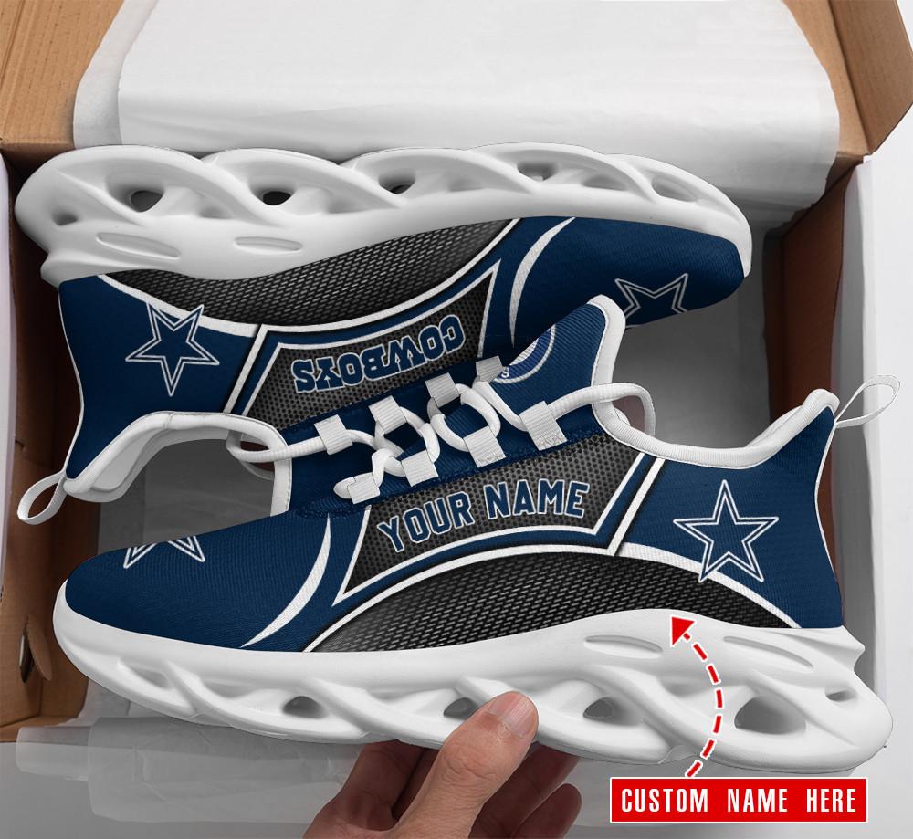 Dallas Cowboys Max Soul Shoes Sneakers for Men And Women – NFL Football Fan Shoes, Team Sneakers - Image 4