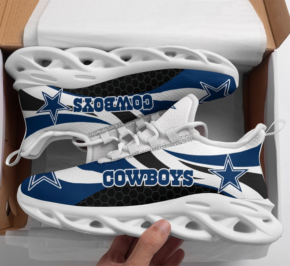 Dallas Cowboys Max Soul Shoes Sneakers for Men And Women – NFL Football Fan Shoes, Team Sneakers