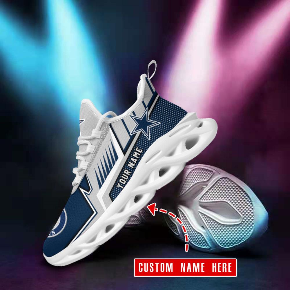 Dallas Cowboys Max Soul Shoes Sneakers for Men And Women – NFL Football Fan Shoes, Team Sneakers - Image 4