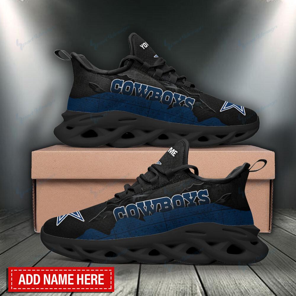 Dallas Cowboys Max Soul Shoes Sneakers for Men And Women – NFL Football Fan Shoes, Team Sneakers - Image 3