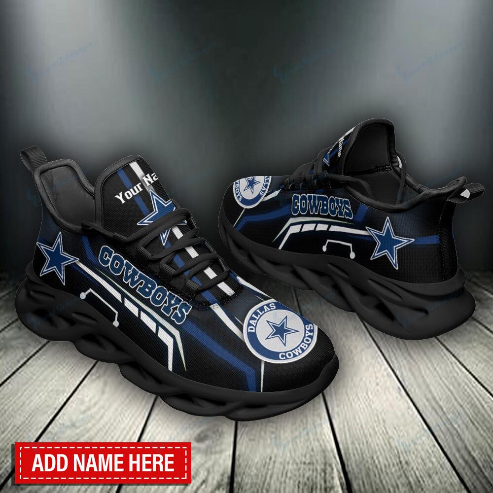 Dallas Cowboys Max Soul Shoes Sneakers for Men And Women – NFL Football Fan Shoes, Team Sneakers - Image 4