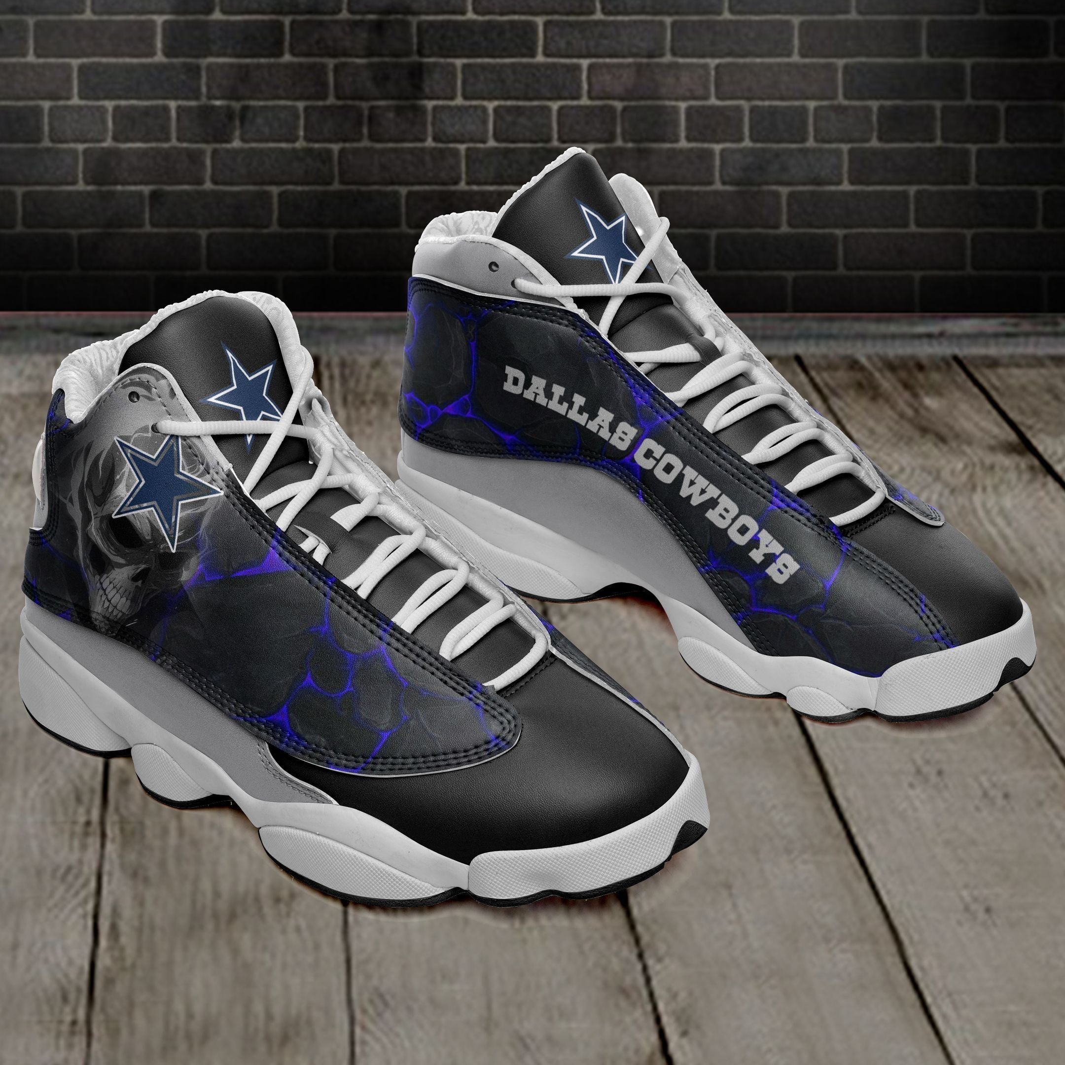 Dallas Cowboys NFL JD13 Sneakers Shoes for Men & Women | Custom Fan Gift