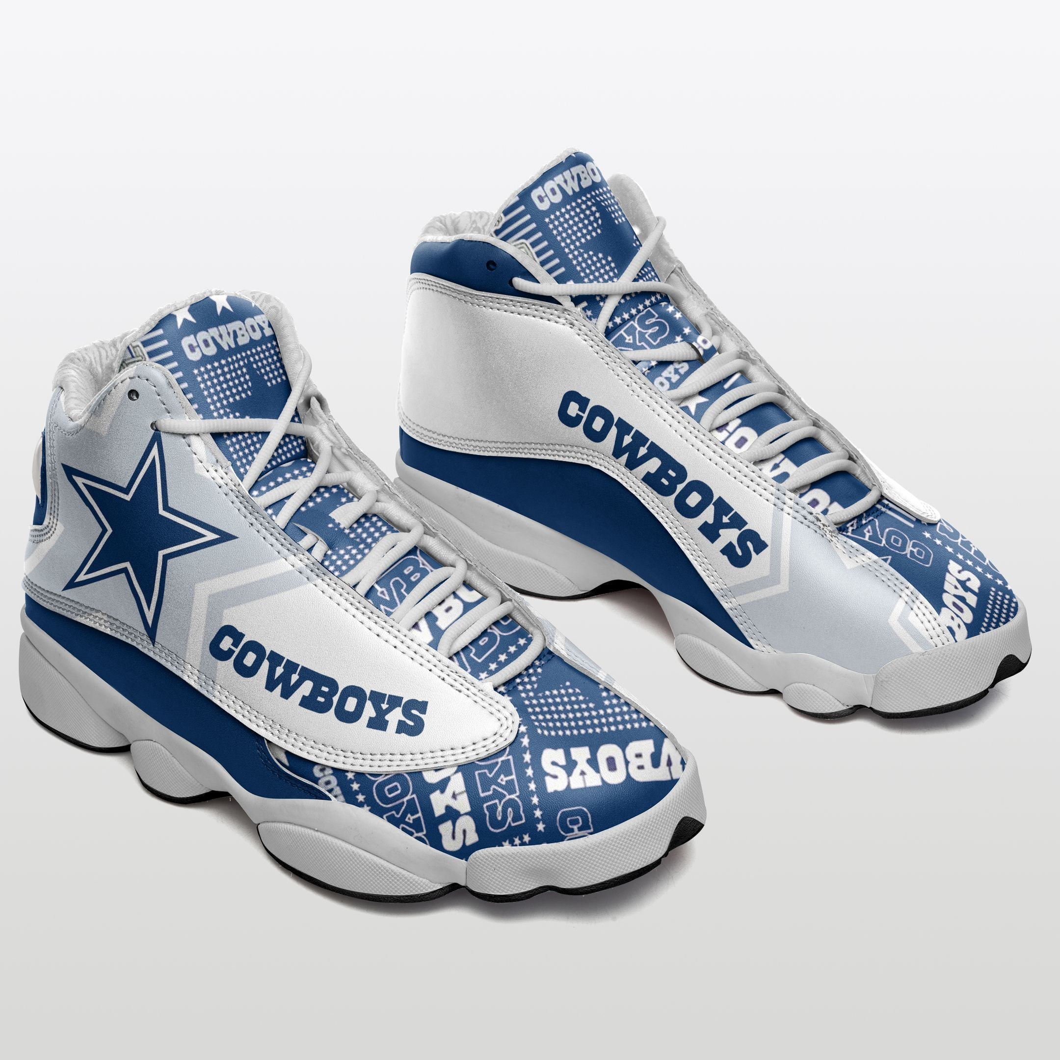 Dallas Cowboys NFL JD13 Sneakers Shoes for Men & Women | Custom Fan Gift