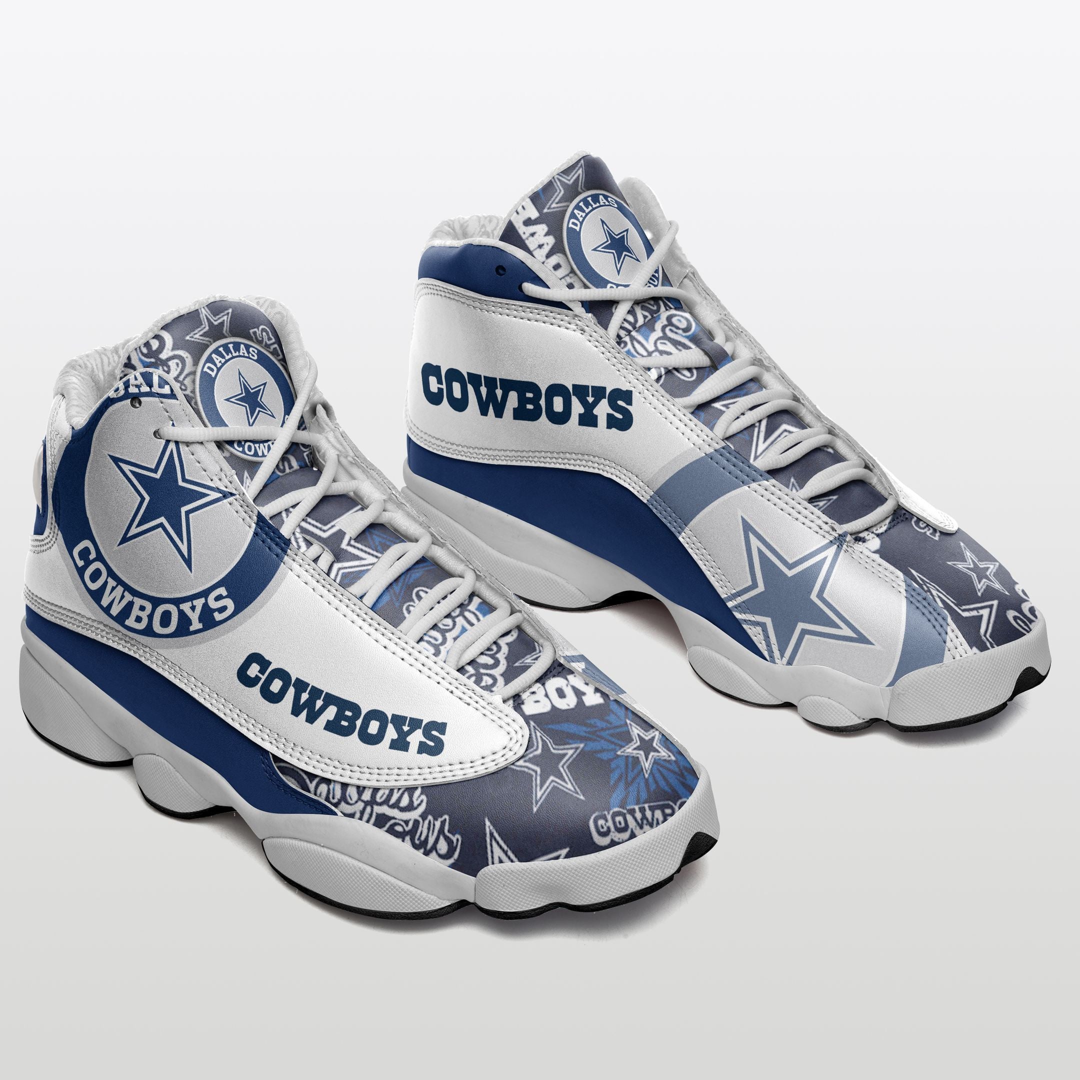 Dallas Cowboys NFL JD13 Sneakers Shoes for Men & Women | Custom Fan Gift
