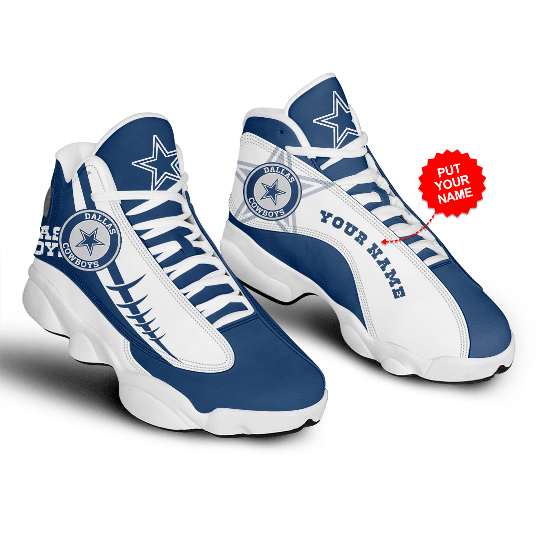 Dallas Cowboys NFL JD13 Sneakers Shoes for Men & Women | Custom Fan Gift