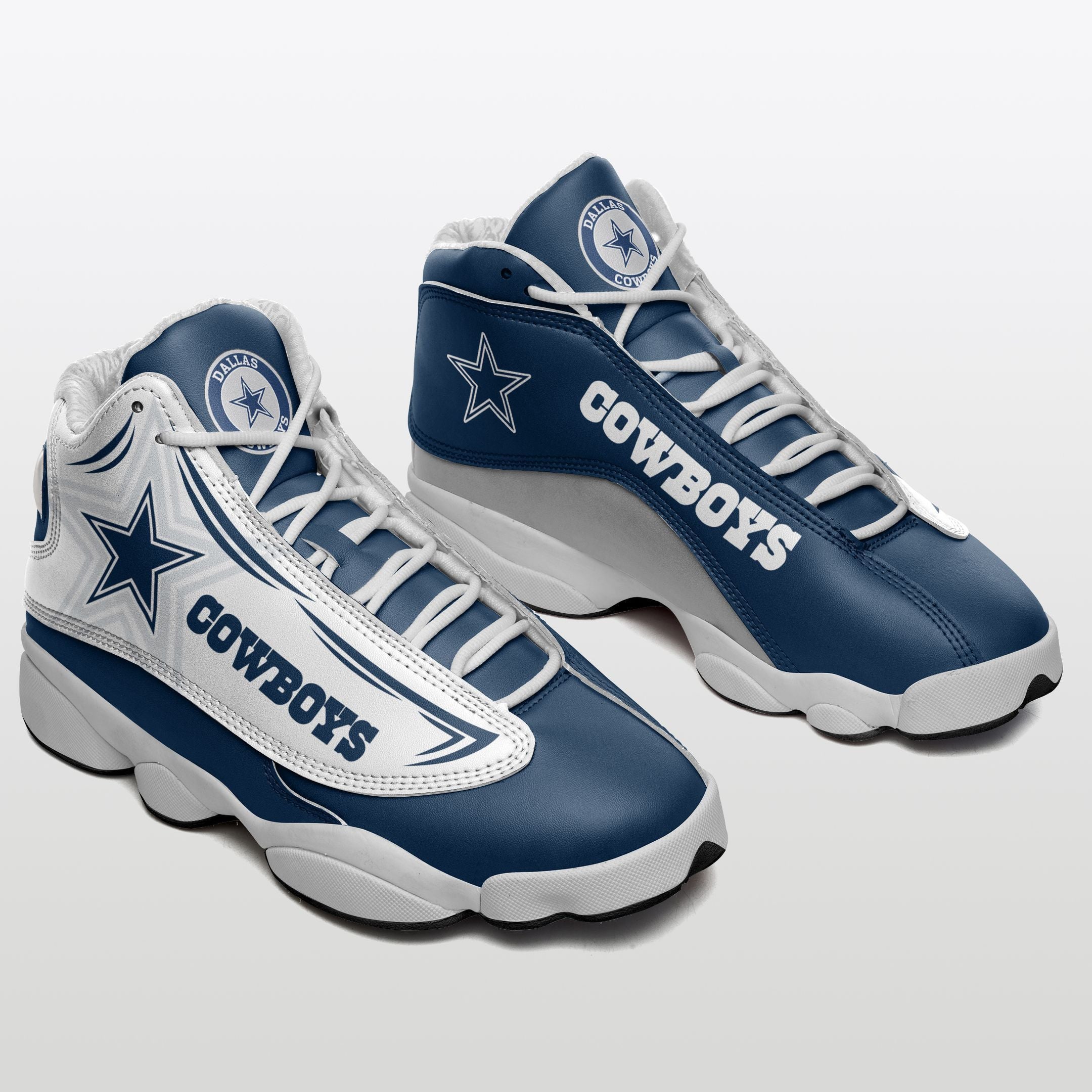 Dallas Cowboys NFL JD13 Sneakers Shoes for Men & Women | Custom Fan Gift
