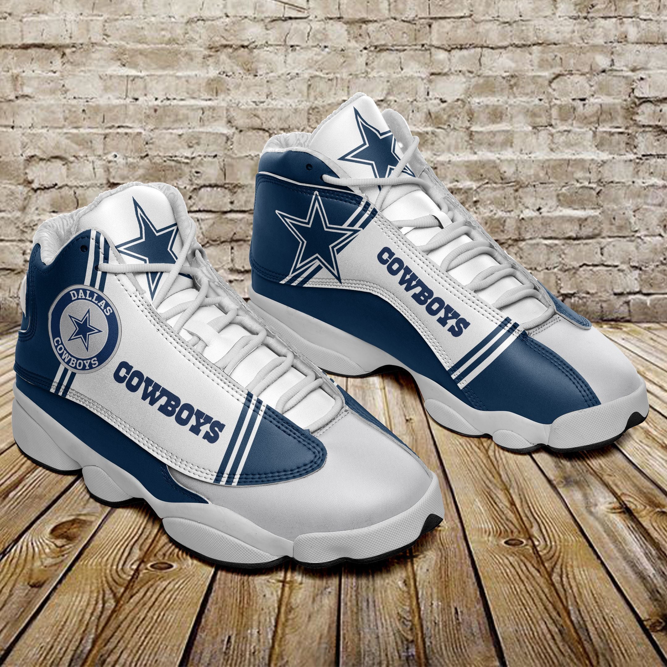Dallas Cowboys NFL JD13 Sneakers Shoes for Men & Women | Custom Fan Gift