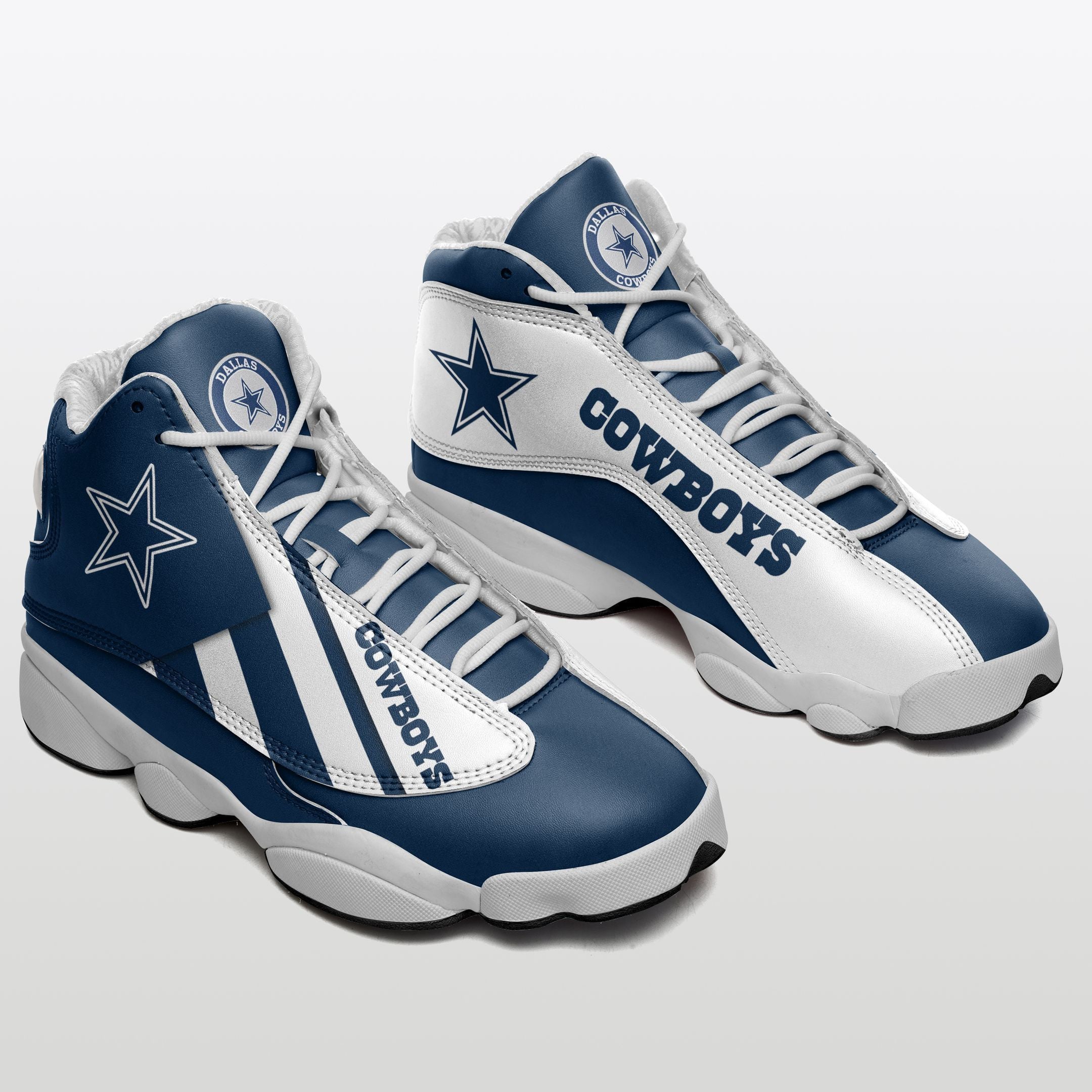 Dallas Cowboys NFL JD13 Sneakers Shoes for Men & Women | Custom Fan Gift