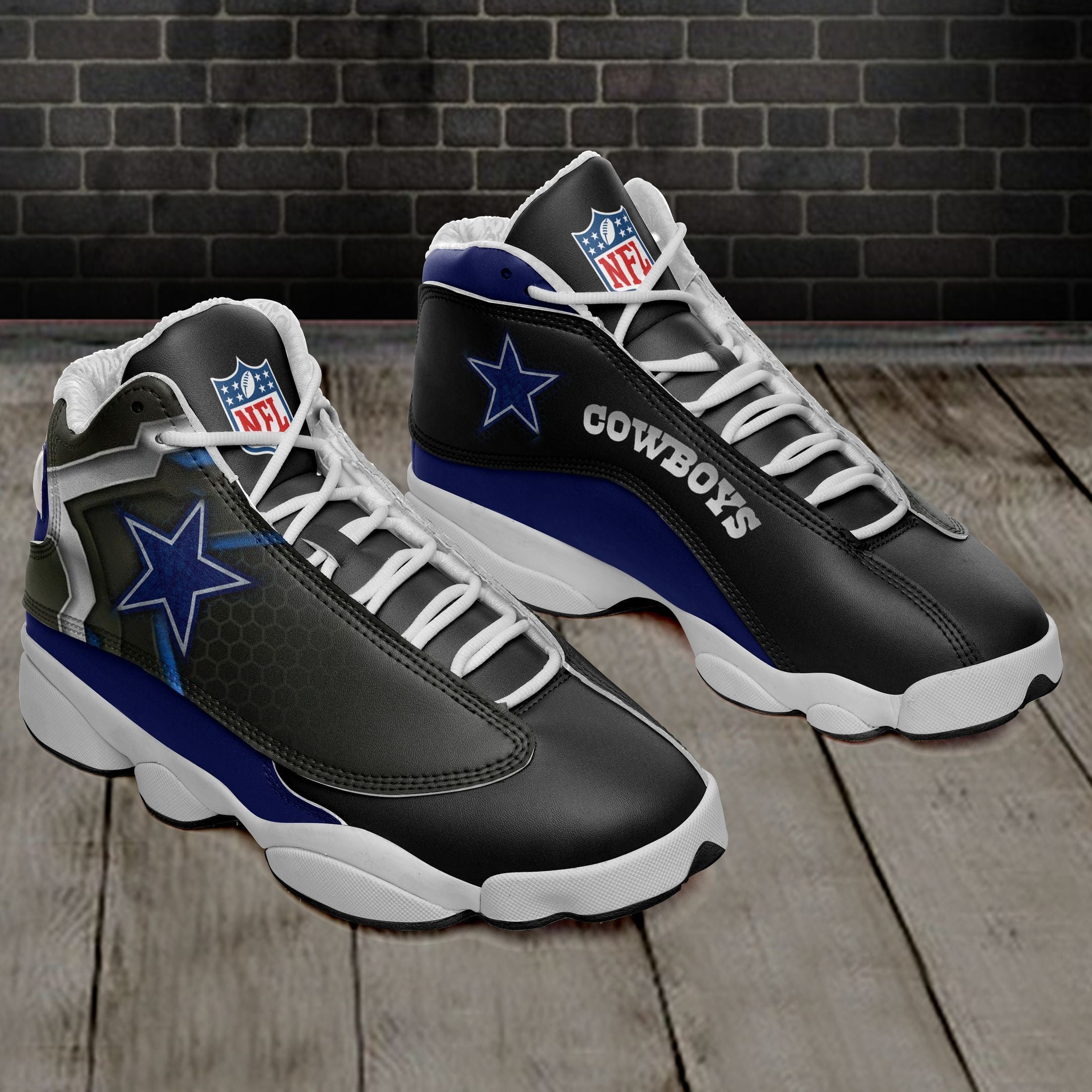 Dallas Cowboys NFL JD13 Sneakers Shoes for Men & Women | Custom Fan Gift
