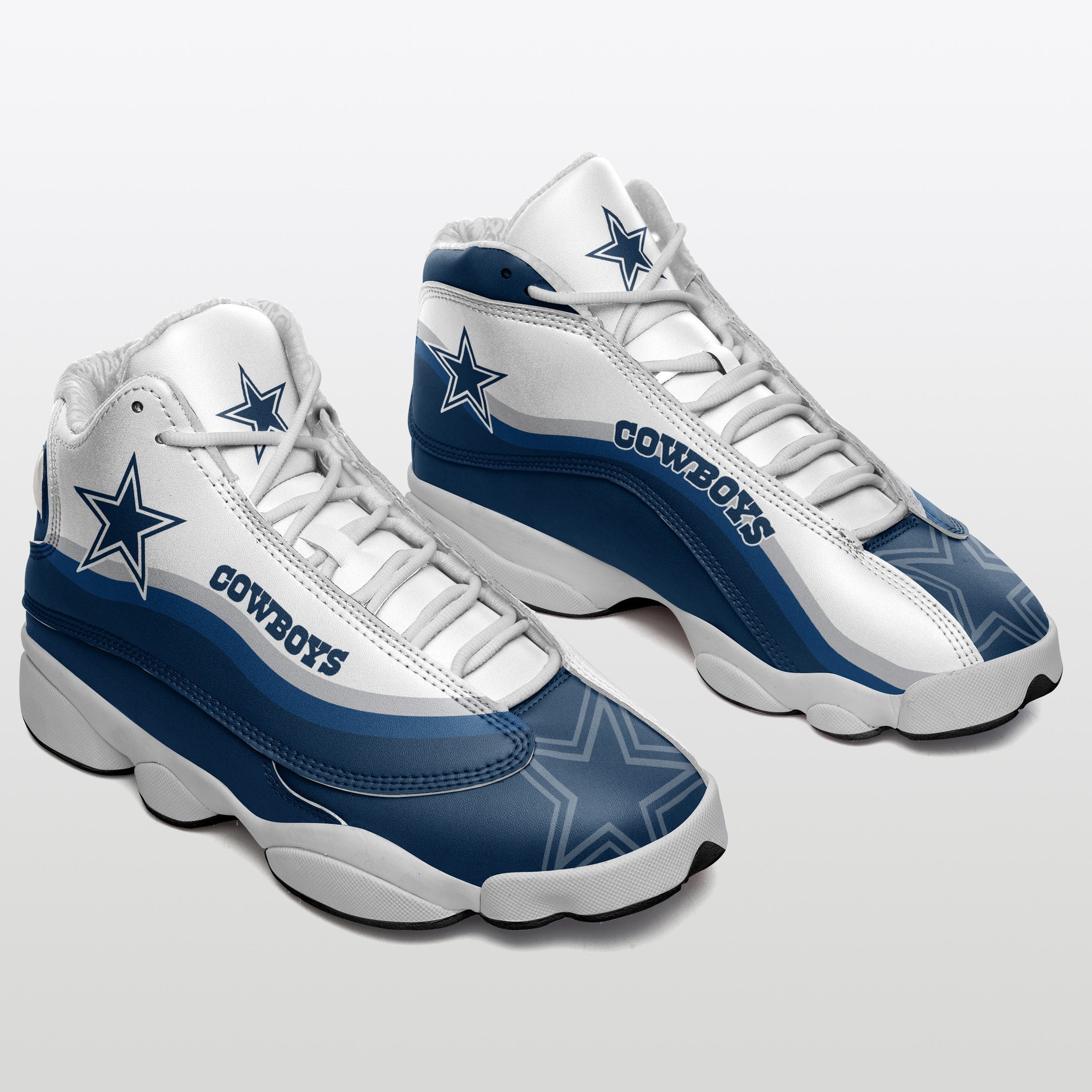 Dallas Cowboys NFL JD13 Sneakers Shoes for Men & Women | Custom Fan Gift