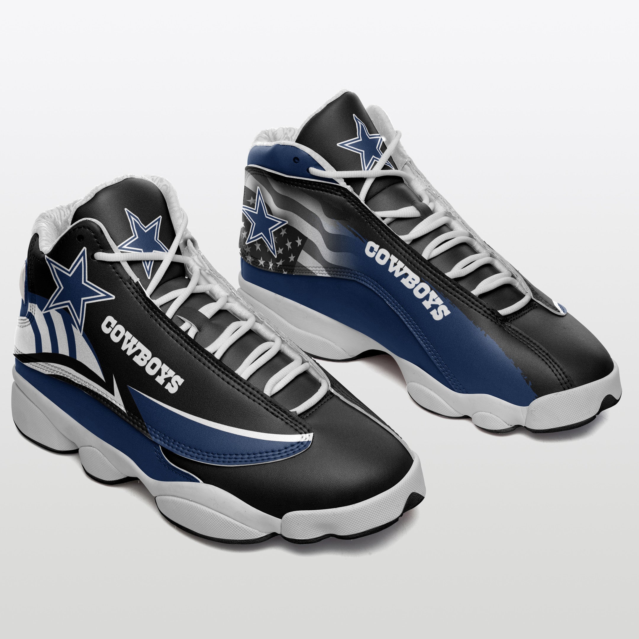 Dallas Cowboys NFL JD13 Sneakers Shoes for Men & Women | Custom Fan Gift