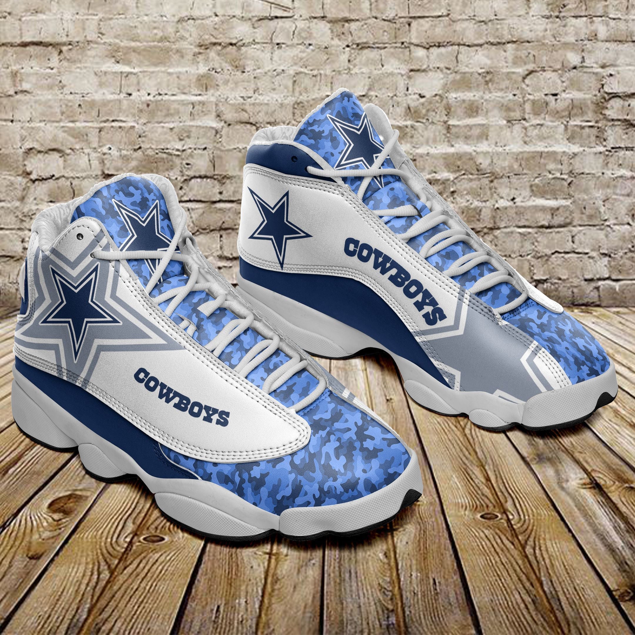 Dallas Cowboys NFL JD13 Sneakers Shoes for Men & Women | Custom Fan Gift