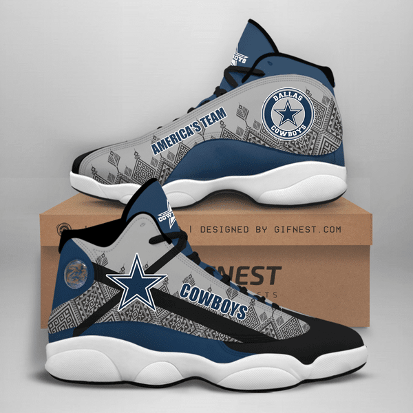 Dallas Cowboys NFL JD13 Sneakers Shoes for Men & Women | Custom Fan Gift