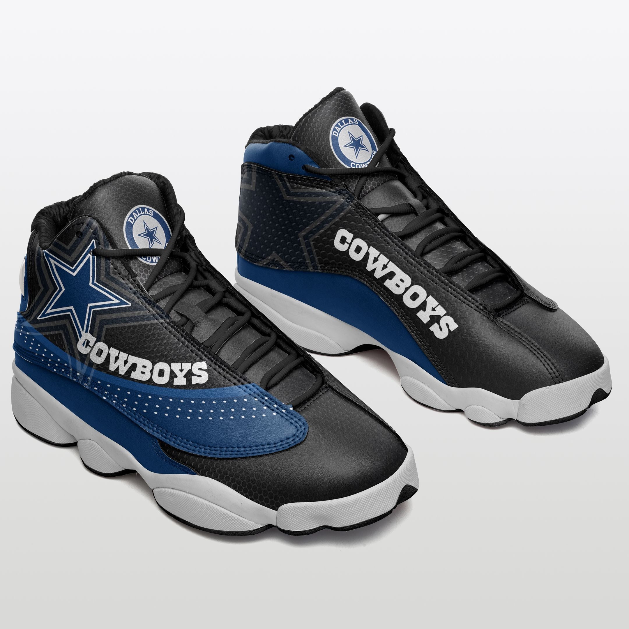 Dallas Cowboys NFL JD13 Sneakers Shoes for Men & Women | Custom Fan Gift