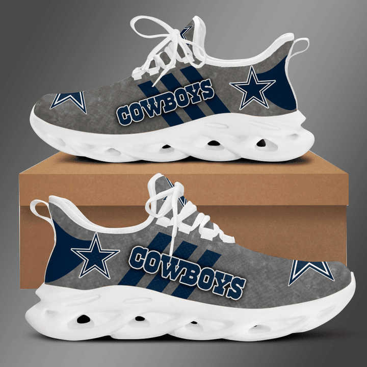 Dallas Cowboys NFL Max Soul Shoes Sneakers for Men And Women – NFL Football Fan Shoes, Team Sneakers