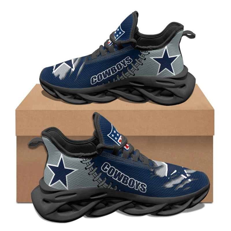 Dallas Cowboys NFL Max Soul Shoes Sneakers for Men And Women – NFL Football Fan Shoes, Team Sneakers
