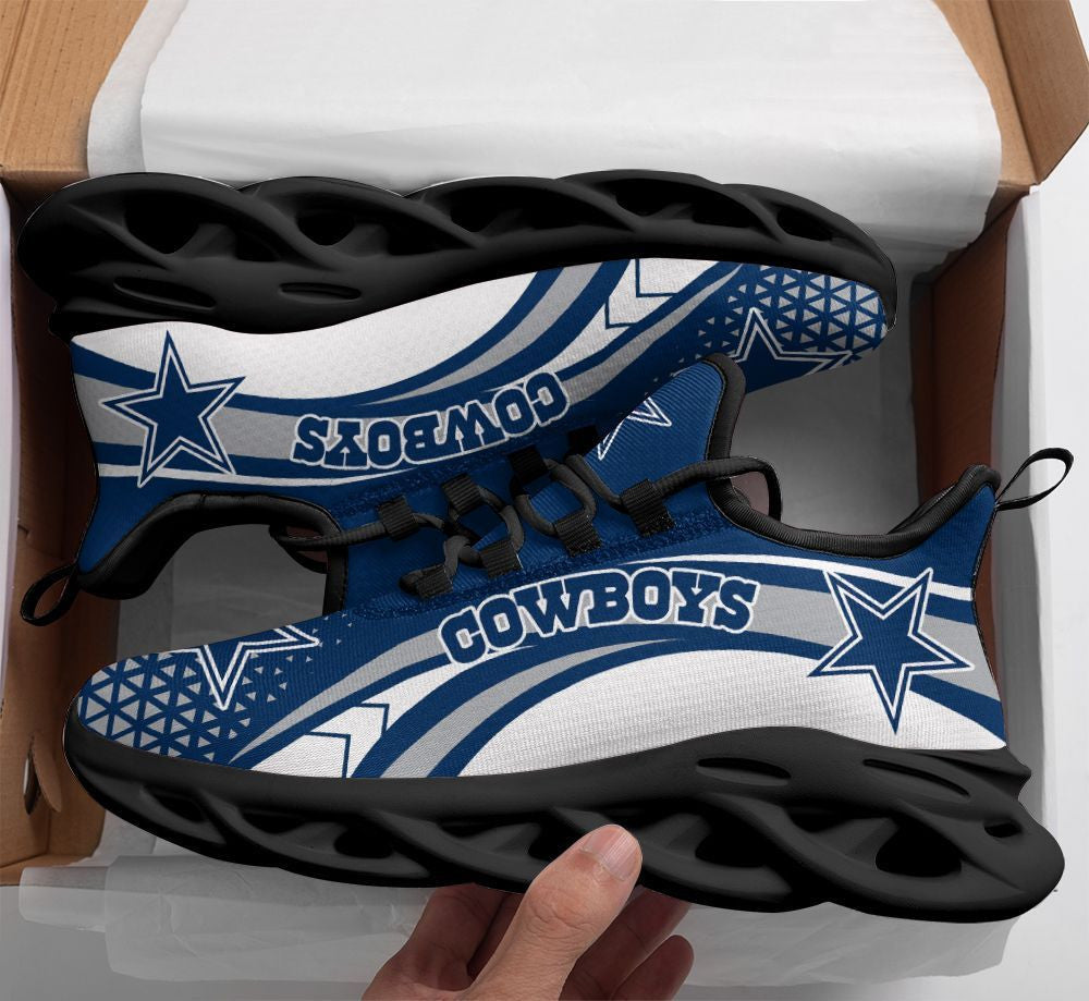 Dallas Cowboys NFL Max Soul Shoes Sneakers for Men And Women – NFL Football Fan Shoes, Team Sneakers - Image 4