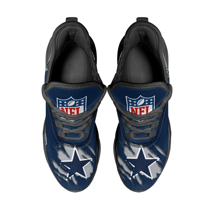 Dallas Cowboys NFL Max Soul Shoes Sneakers for Men And Women – NFL Football Fan Shoes, Team Sneakers - Image 6