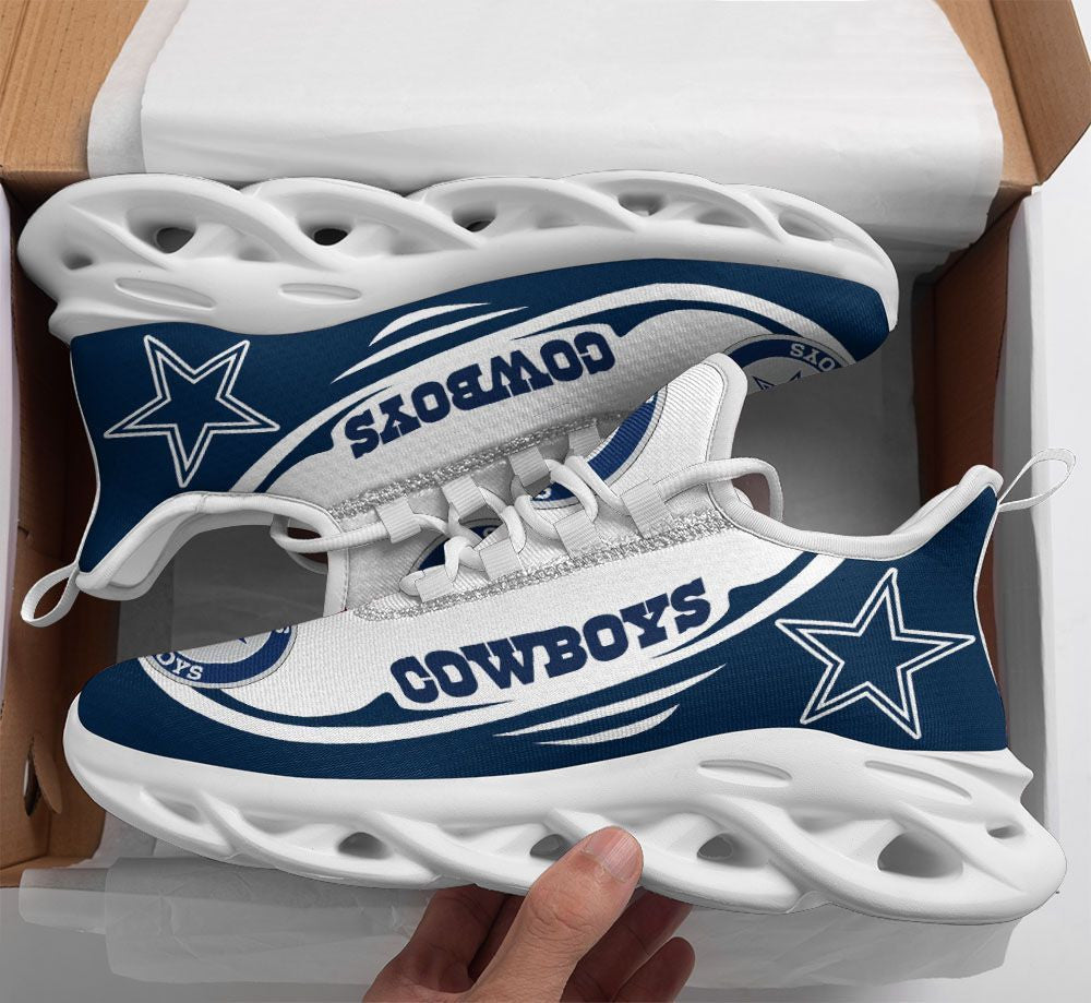 Dallas Cowboys NFL Max Soul Shoes Sneakers for Men And Women – NFL Football Fan Shoes, Team Sneakers