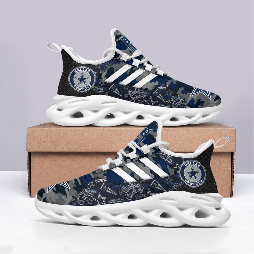 Dallas Cowboys NFL Max Soul Shoes Sneakers for Men And Women – NFL Football Fan Shoes, Team Sneakers
