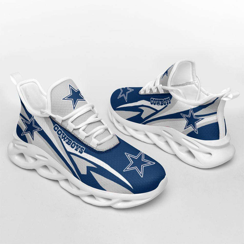 Dallas Cowboys NFL Max Soul Shoes Sneakers for Men And Women – NFL Football Fan Shoes, Team Sneakers