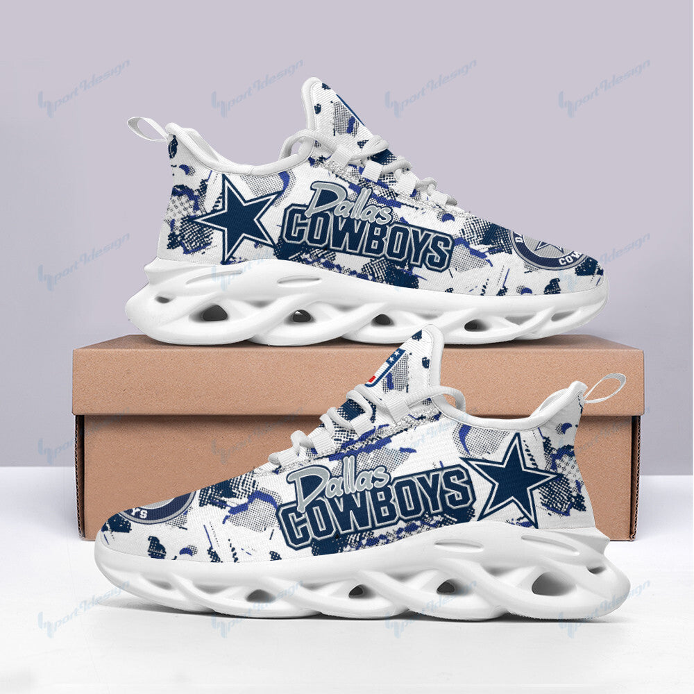 Dallas Cowboys NFL Max Soul Shoes Sneakers for Men And Women – NFL Football Fan Shoes, Team Sneakers
