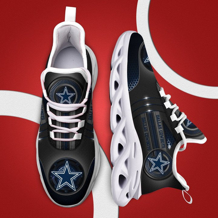 Dallas Cowboys NFL Max Soul Shoes Sneakers for Men And Women – NFL Football Fan Shoes, Team Sneakers - Image 4