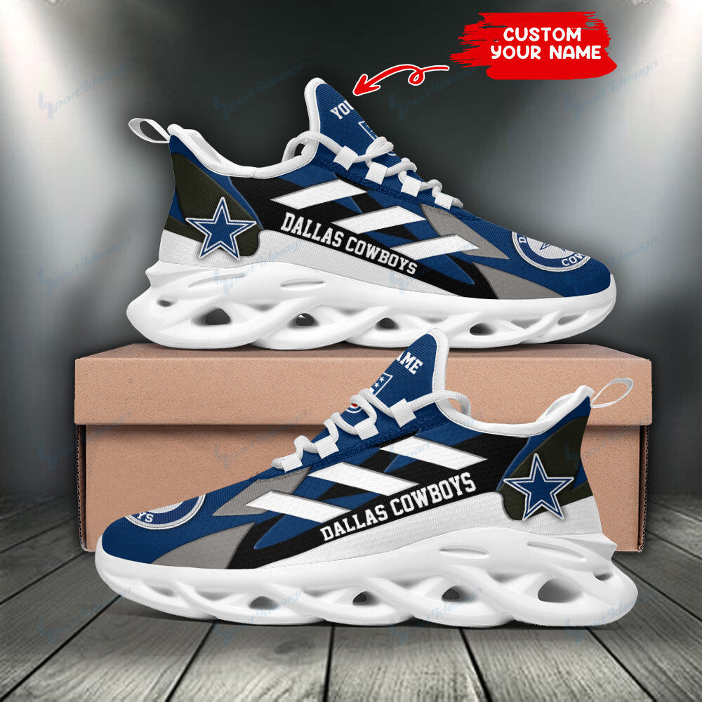 Dallas Cowboys NFL Max Soul Shoes Sneakers for Men And Women – NFL Football Fan Shoes, Team Sneakers