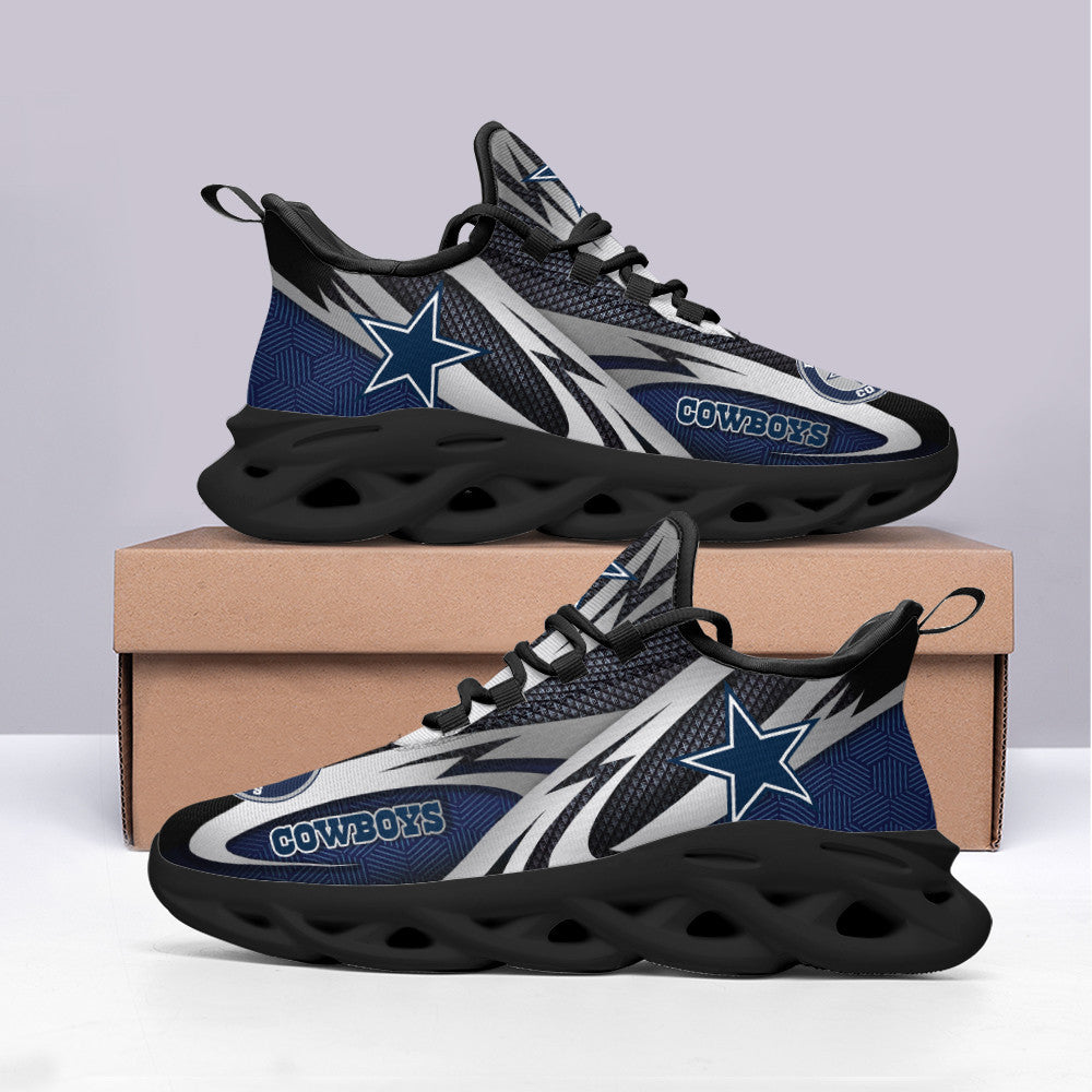 Dallas Cowboys NFL Max Soul Shoes Sneakers for Men And Women – NFL Football Fan Shoes, Team Sneakers