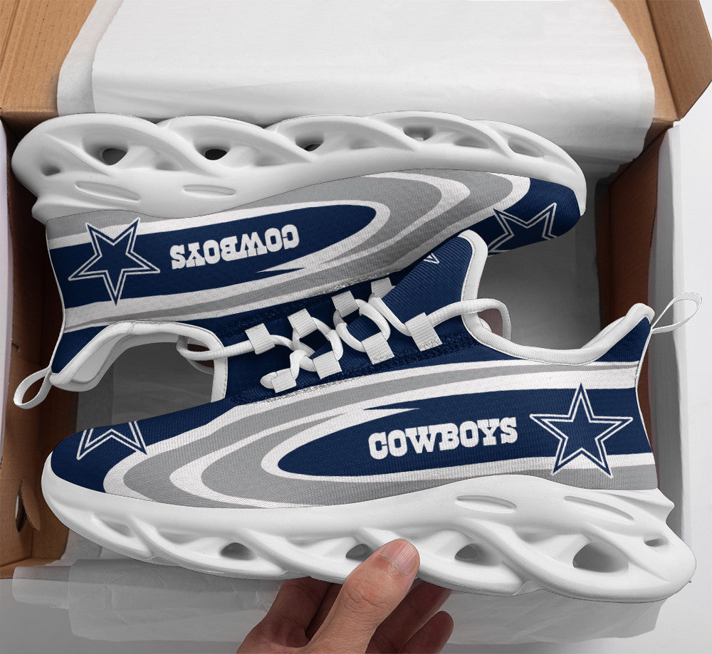 Dallas Cowboys NFL Max Soul Shoes Sneakers for Men And Women – NFL Football Fan Shoes, Team Sneakers