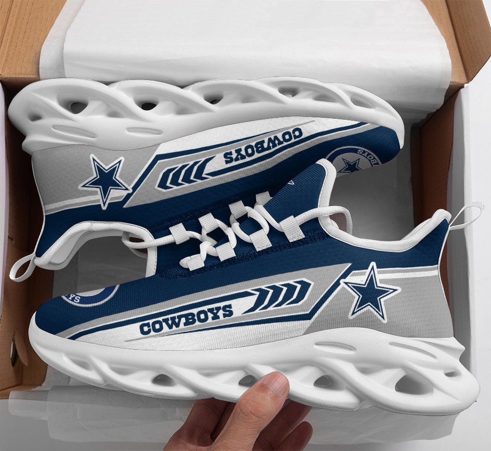 Dallas Cowboys NFL Max Soul Shoes Sneakers for Men And Women – NFL Football Fan Shoes, Team Sneakers
