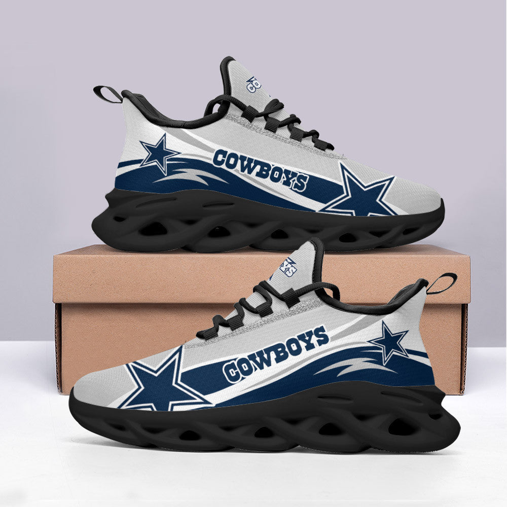 Dallas Cowboys NFL Max Soul Shoes Sneakers for Men And Women – NFL Football Fan Shoes, Team Sneakers