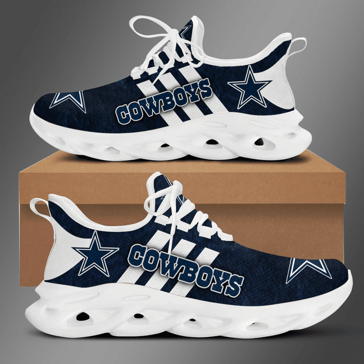 Dallas Cowboys NFL Max Soul Shoes Sneakers for Men And Women – NFL Football Fan Shoes, Team Sneakers