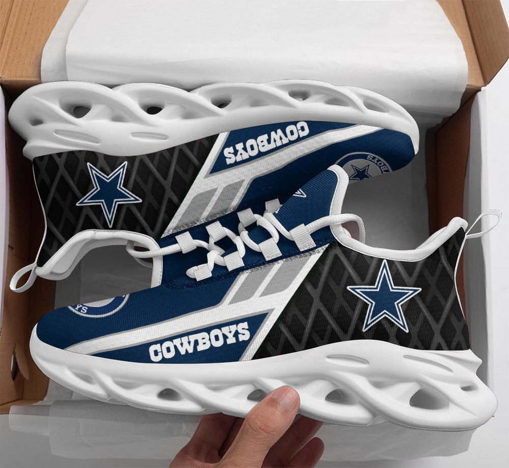 Dallas Cowboys NFL Max Soul Shoes Sneakers for Men And Women – NFL Football Fan Shoes, Team Sneakers
