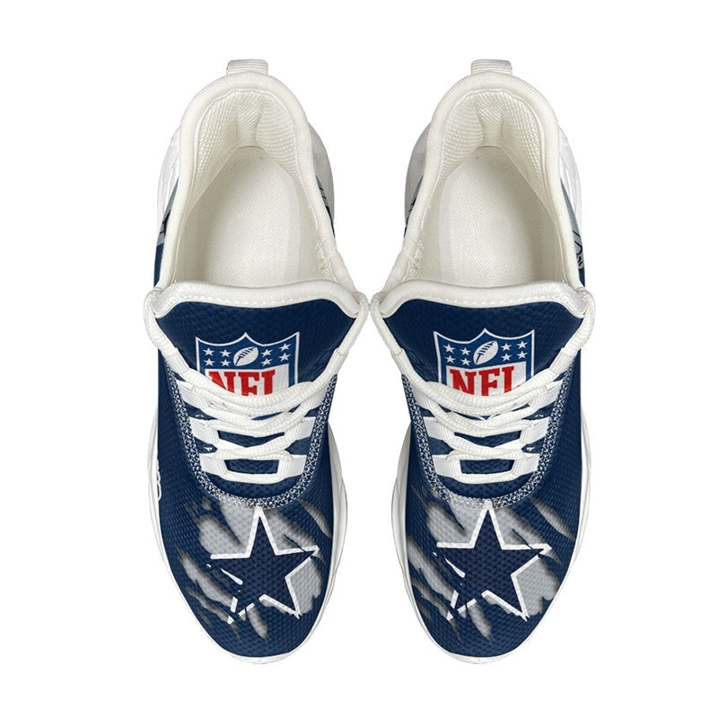 Dallas Cowboys NFL Max Soul Shoes Sneakers for Men And Women – NFL Football Fan Shoes, Team Sneakers - Image 5
