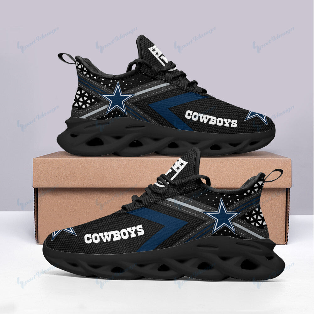 Dallas Cowboys NFL Max Soul Shoes Sneakers for Men And Women – NFL Football Fan Shoes, Team Sneakers