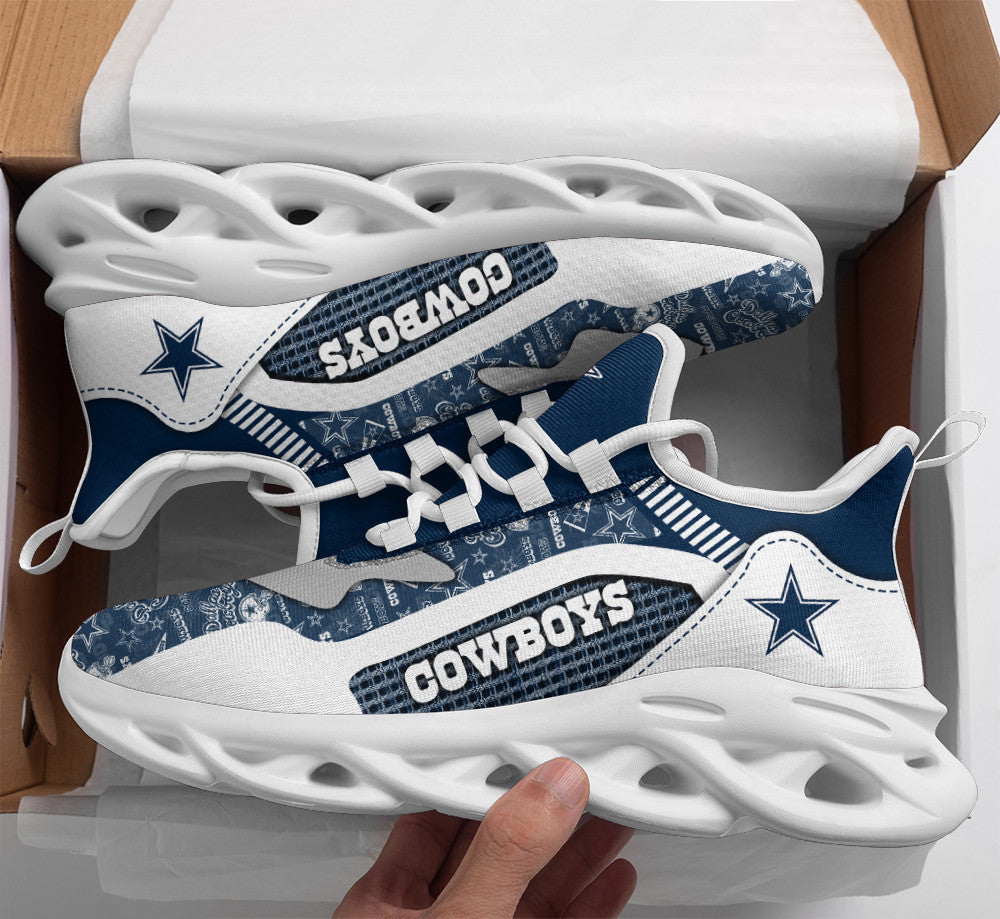 Dallas Cowboys NFL Max Soul Shoes Sneakers for Men And Women – NFL Football Fan Shoes, Team Sneakers - Image 4