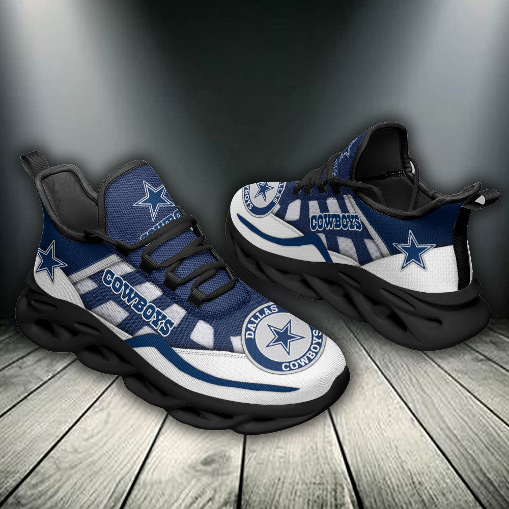 Dallas Cowboys NFL Max Soul Shoes Sneakers for Men And Women – NFL Football Fan Shoes, Team Sneakers - Image 3