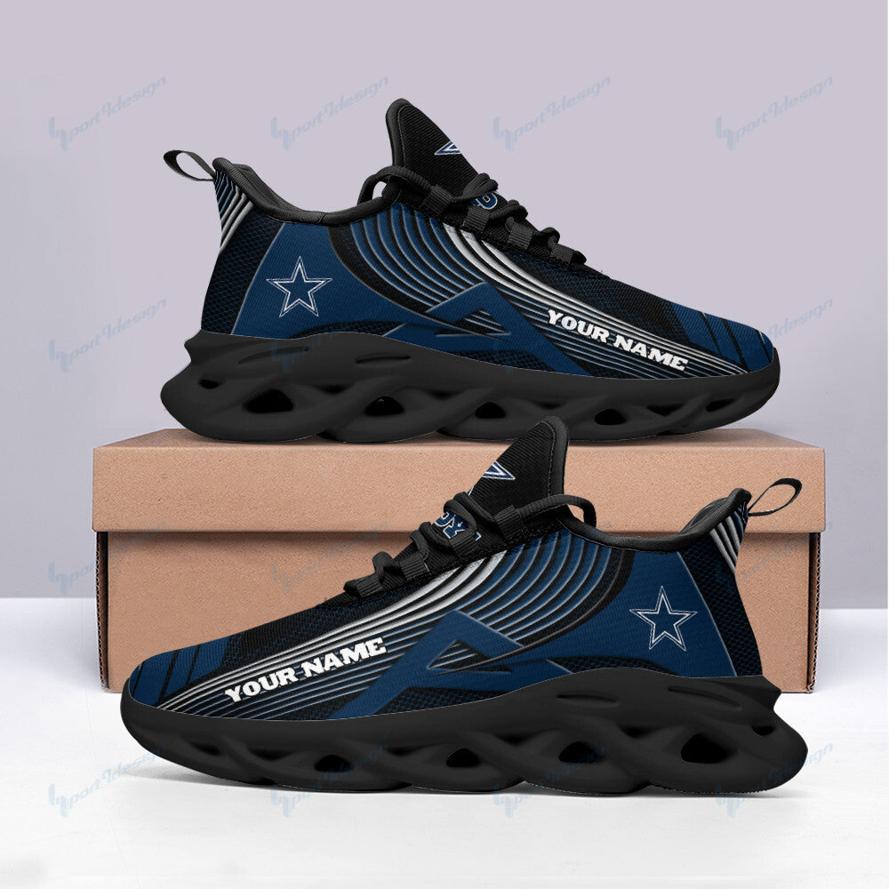 Dallas Cowboys NFL Max Soul Shoes Sneakers for Men And Women – NFL Football Fan Shoes, Team Sneakers
