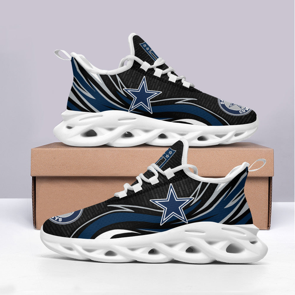 Dallas Cowboys NFL Max Soul Shoes Sneakers for Men And Women – NFL Football Fan Shoes, Team Sneakers