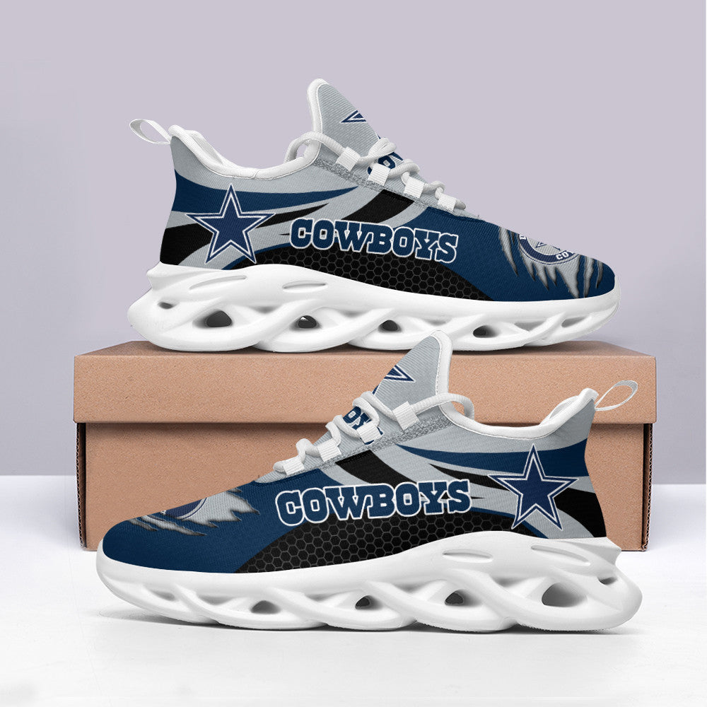 Dallas Cowboys NFL Max Soul Shoes Sneakers for Men And Women – NFL Football Fan Shoes, Team Sneakers