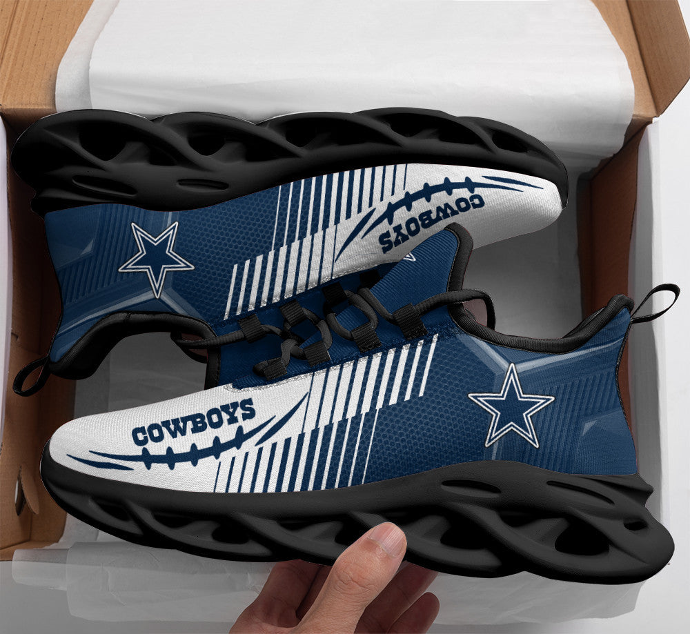 Dallas Cowboys NFL Max Soul Shoes Sneakers for Men And Women – NFL Football Fan Shoes, Team Sneakers