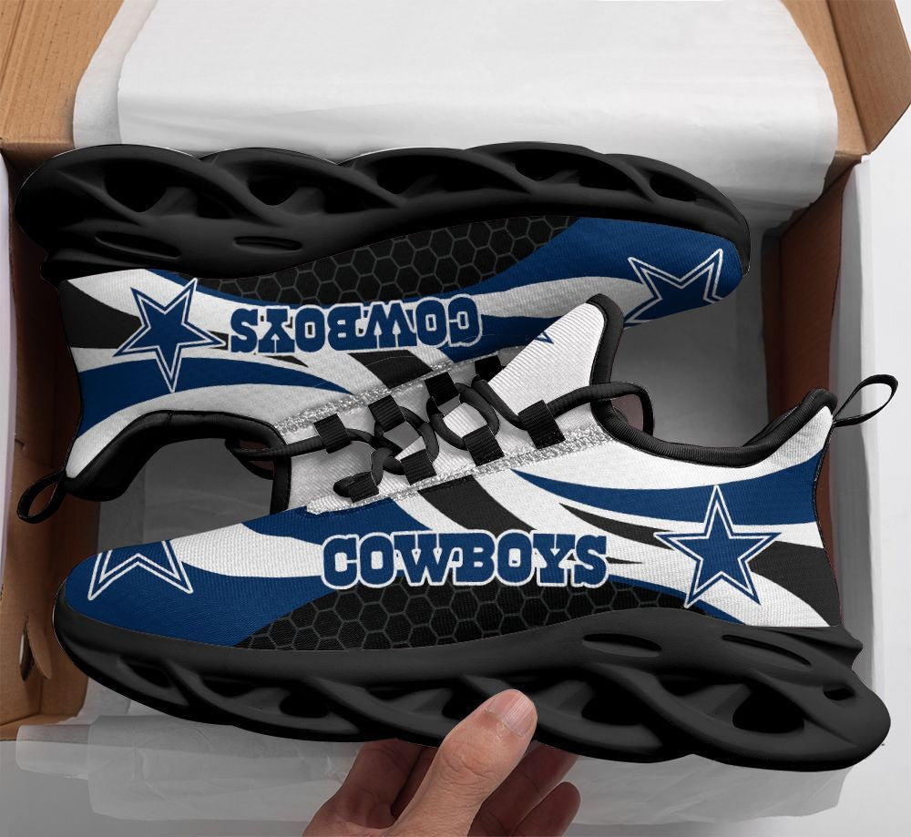 Dallas Cowboys NFL Max Soul Shoes Sneakers for Men And Women – NFL Football Fan Shoes, Team Sneakers - Image 4