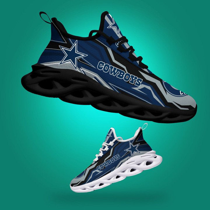 Dallas Cowboys NFL Max Soul Shoes Sneakers for Men And Women – NFL Football Fan Shoes, Team Sneakers