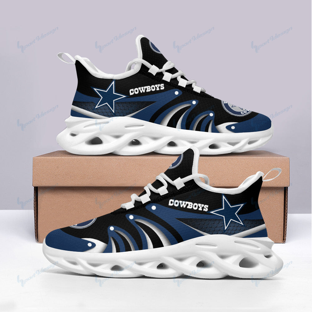 Dallas Cowboys NFL Max Soul Shoes Sneakers for Men And Women – NFL Football Fan Shoes, Team Sneakers