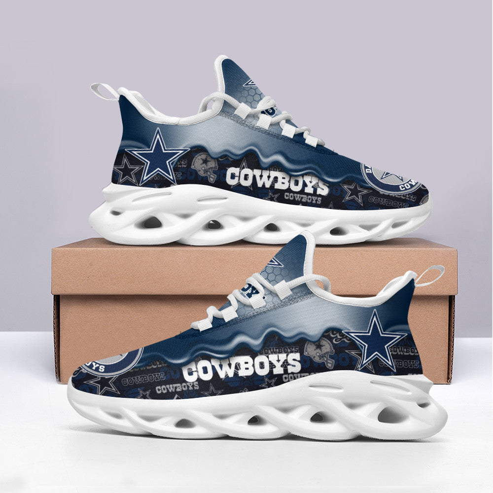 Dallas Cowboys NFL Max Soul Shoes Sneakers for Men And Women – NFL Football Fan Shoes, Team Sneakers