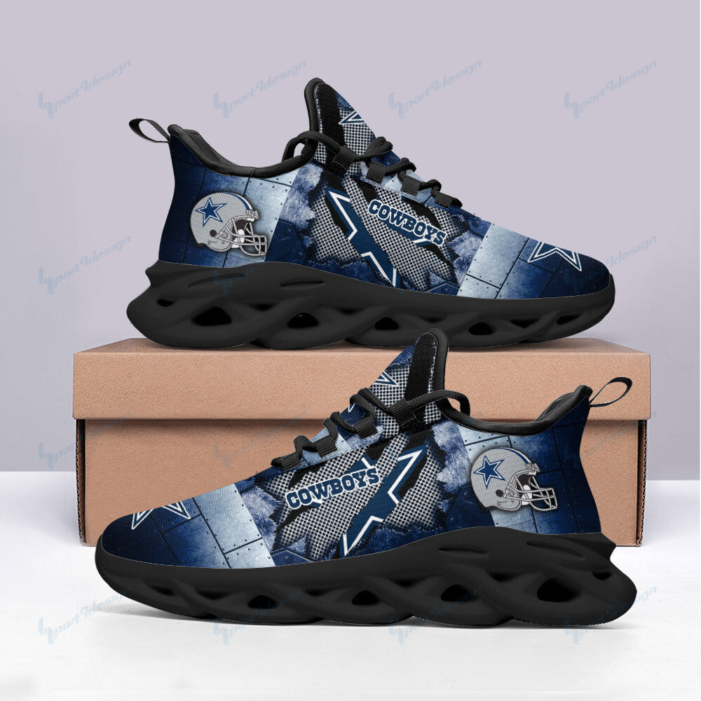 Dallas Cowboys NFL Max Soul Shoes Sneakers for Men And Women – NFL Football Fan Shoes, Team Sneakers - Image 4