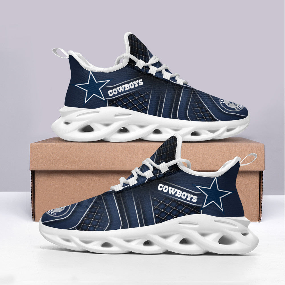 Dallas Cowboys NFL Max Soul Shoes Sneakers for Men And Women – NFL Football Fan Shoes, Team Sneakers
