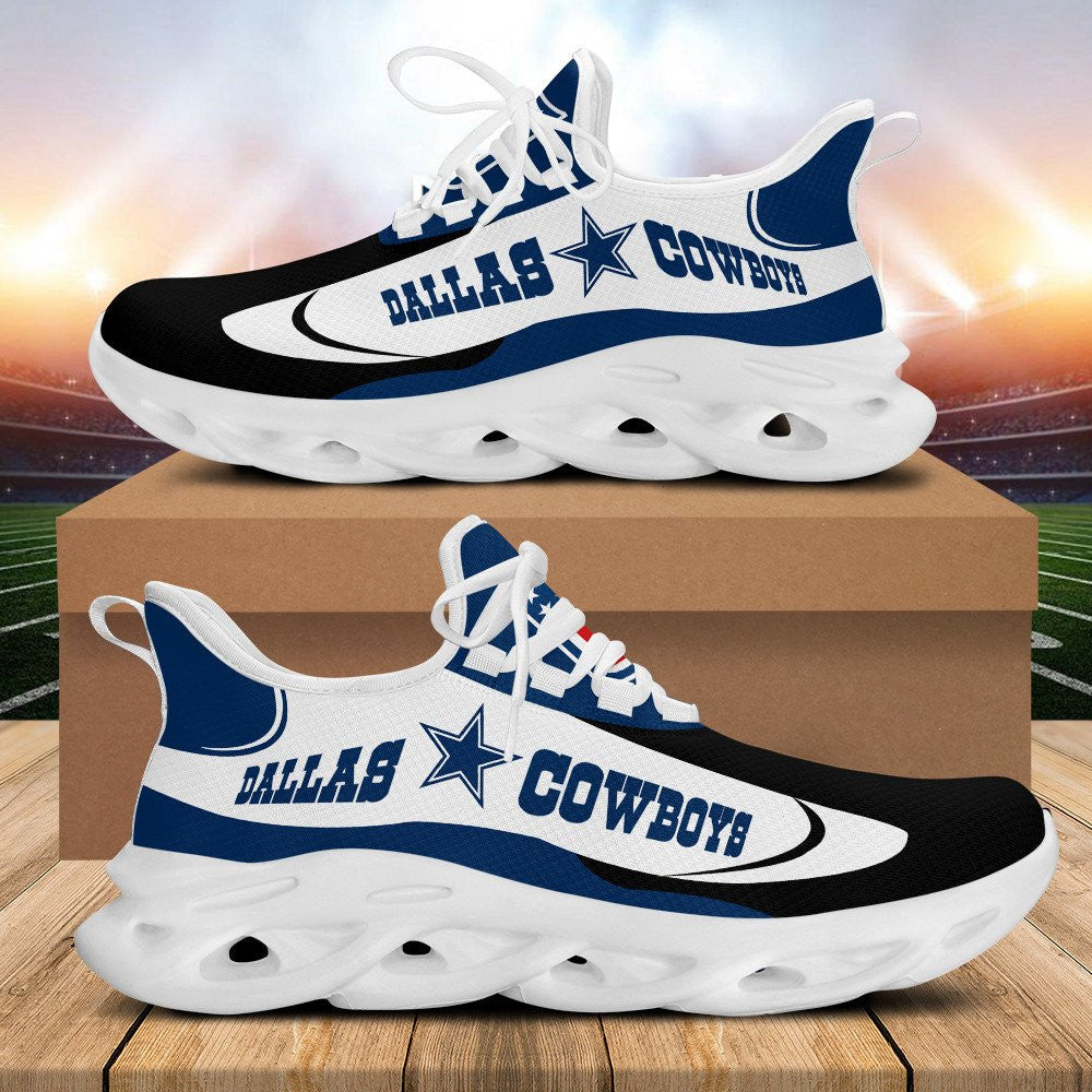 Dallas Cowboys NFL Max Soul Shoes Sneakers for Men And Women – NFL Football Fan Shoes, Team Sneakers