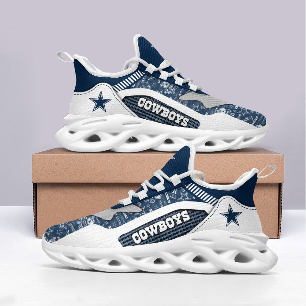 Dallas Cowboys NFL Max Soul Shoes Sneakers for Men And Women – NFL Football Fan Shoes, Team Sneakers